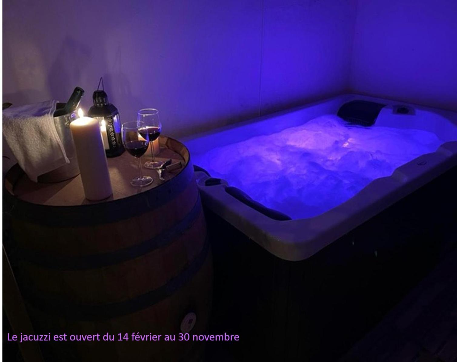 Suite Grand Cru - Spa & Terrasse Arveyres Exterior foto